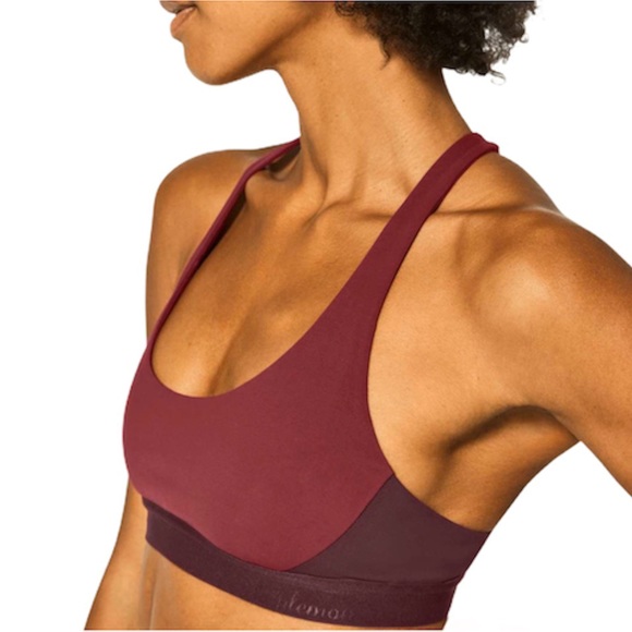 Lululemon Box It Out Bra Oxblood / Deep Rouge - Picture 2 of 4